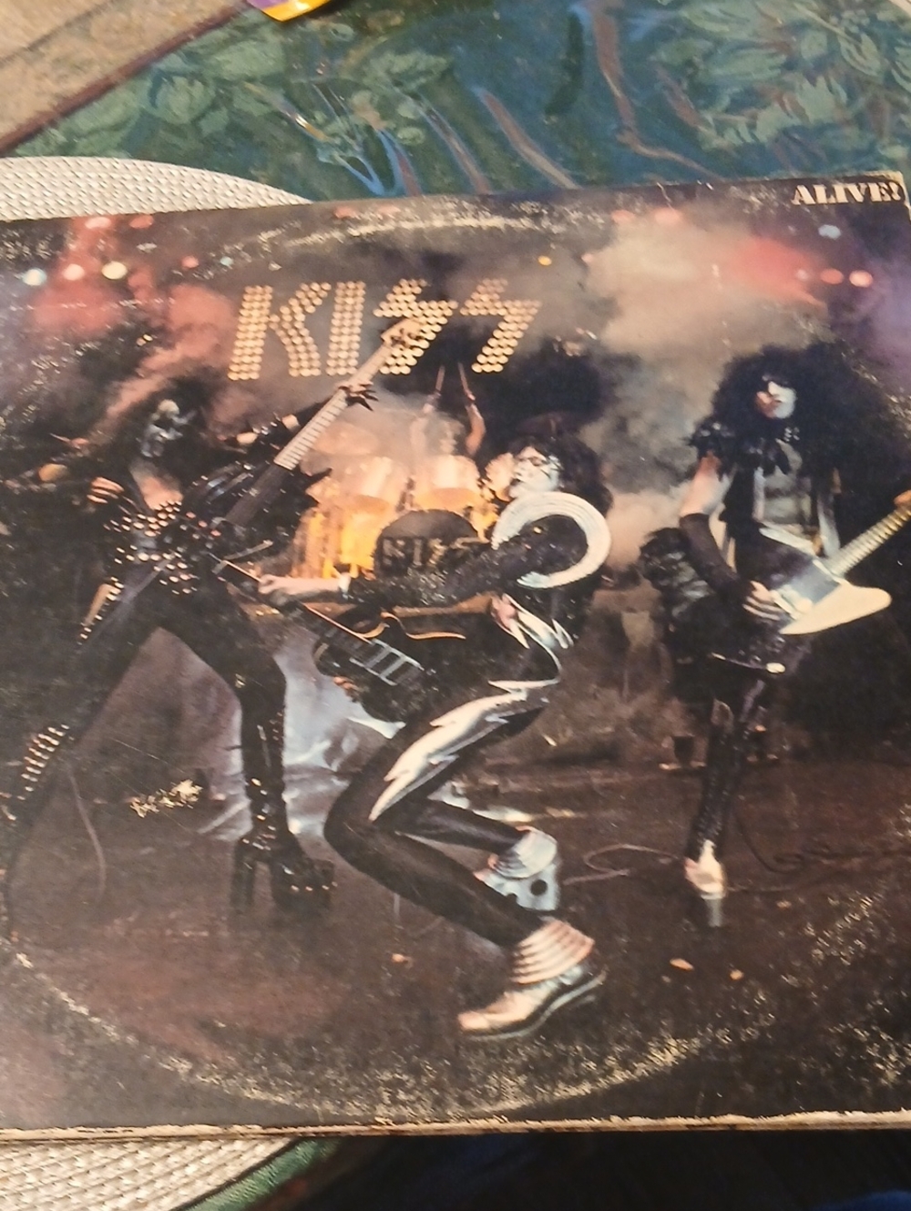 KISS Alive! Vintage Double Vinyl Album 1975